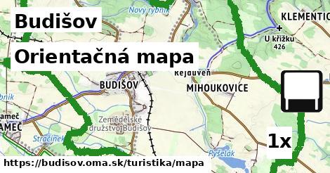 Orientačná mapa, Budišov