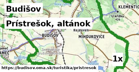 Prístrešok, altánok, Budišov