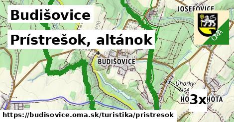 Prístrešok, altánok, Budišovice