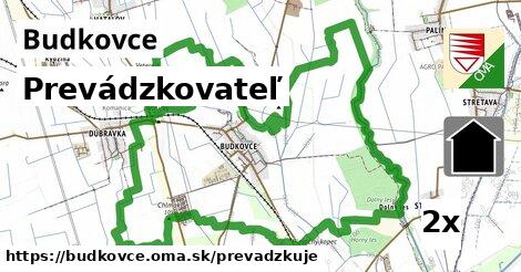 prevádzkovateľ v Budkovce