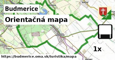 Orientačná mapa, Budmerice