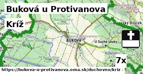 Kríž, Buková u Protivanova
