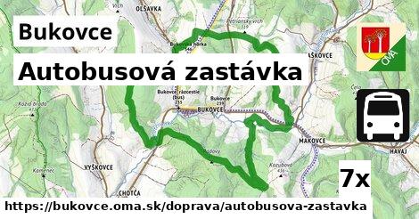 Autobusová zastávka, Bukovce