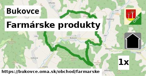 farmárske produkty v Bukovce