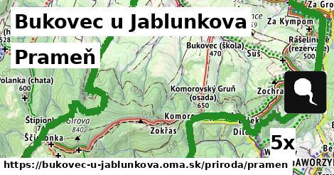 Prameň, Bukovec u Jablunkova