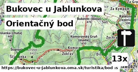 Orientačný bod, Bukovec u Jablunkova