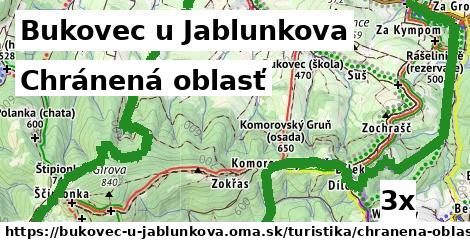 Chránená oblasť, Bukovec u Jablunkova