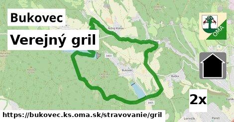 Verejný gril, Bukovec, okres KS