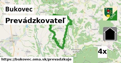 prevádzkovateľ v Bukovec