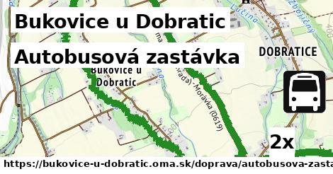 Autobusová zastávka, Bukovice u Dobratic
