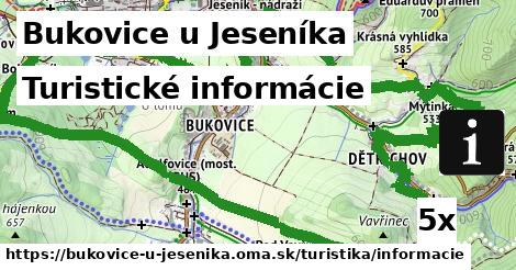 Turistické informácie, Bukovice u Jeseníka
