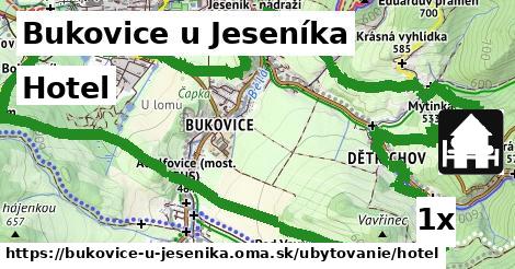 hotel v Bukovice u Jeseníka