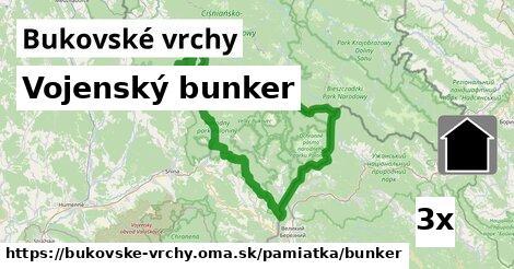 Vojenský bunker, Bukovské vrchy