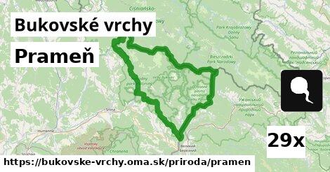 Prameň, Bukovské vrchy