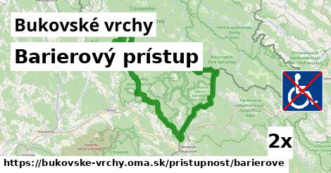 Barierový prístup, Bukovské vrchy