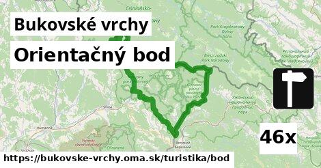 Orientačný bod, Bukovské vrchy