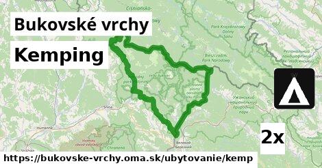 Kemping, Bukovské vrchy