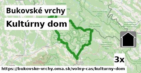 Kultúrny dom, Bukovské vrchy