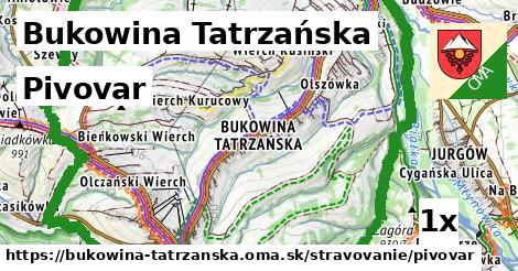 pivovar v Bukowina Tatrzańska