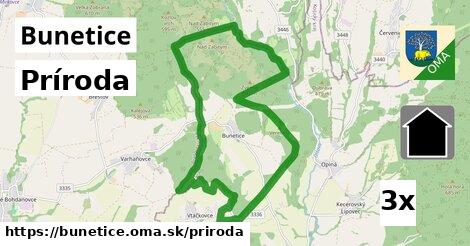 príroda v Bunetice