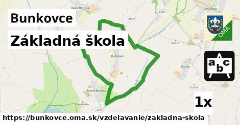 Základná škola, Bunkovce