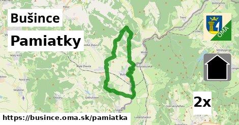 pamiatky v Bušince