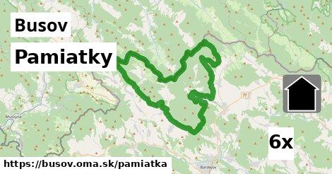 pamiatky v Busov