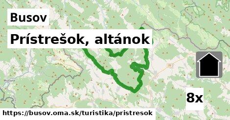 Prístrešok, altánok, Busov