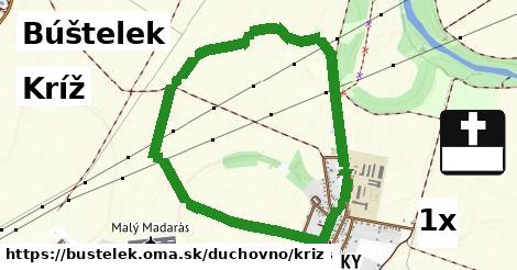 kríž v Búštelek