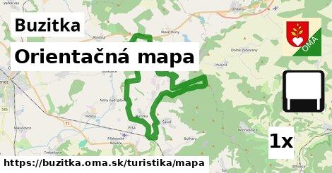 Orientačná mapa, Buzitka
