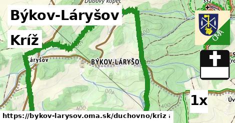 Kríž, Býkov-Láryšov