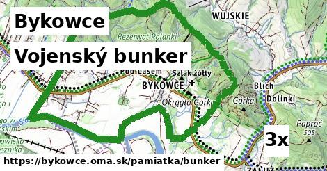 vojenský bunker v Bykowce