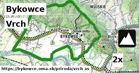 Vrch, Bykowce