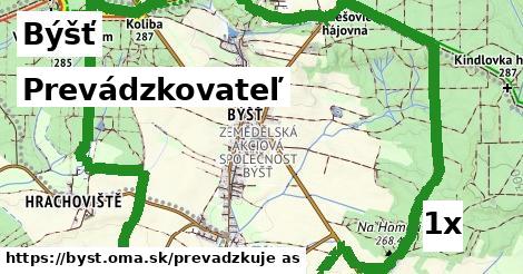 prevádzkovateľ v Býšť