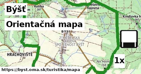Orientačná mapa, Býšť