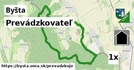 prevádzkovateľ v Byšta