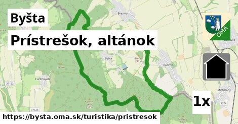 Prístrešok, altánok, Byšta