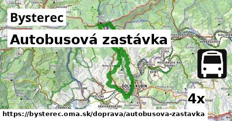 autobusová zastávka v Bysterec