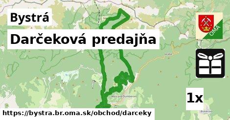 Darčeková predajňa, Bystrá, okres BR