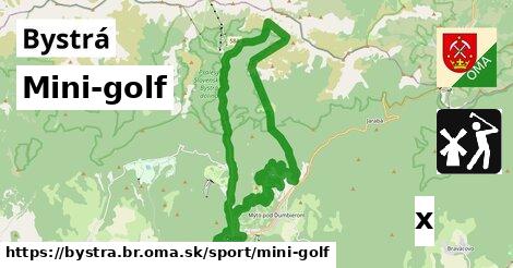 Mini-golf, Bystrá, okres BR