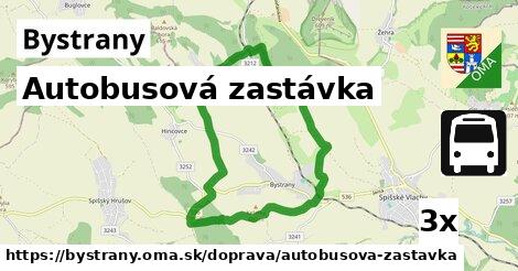 Autobusová zastávka, Bystrany