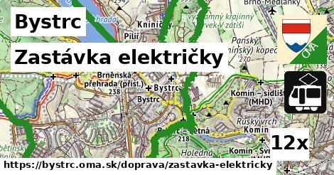 Zastávka električky, Bystrc