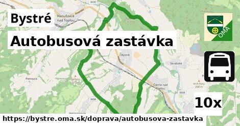 Autobusová zastávka, Bystré