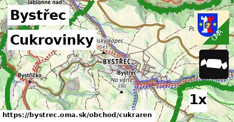 cukrovinky v Bystřec