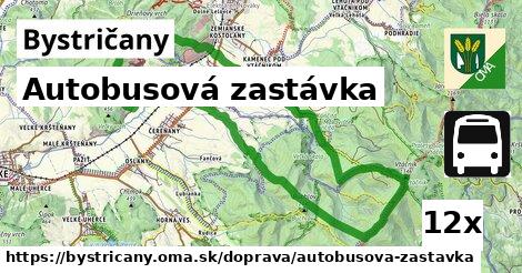 Autobusová zastávka, Bystričany