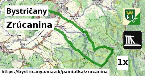 Zrúcanina, Bystričany