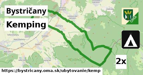 Kemping, Bystričany