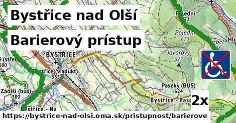 barierový prístup v Bystřice nad Olší