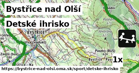 detské ihrisko v Bystřice nad Olší