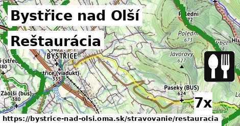 Reštaurácia, Bystřice nad Olší